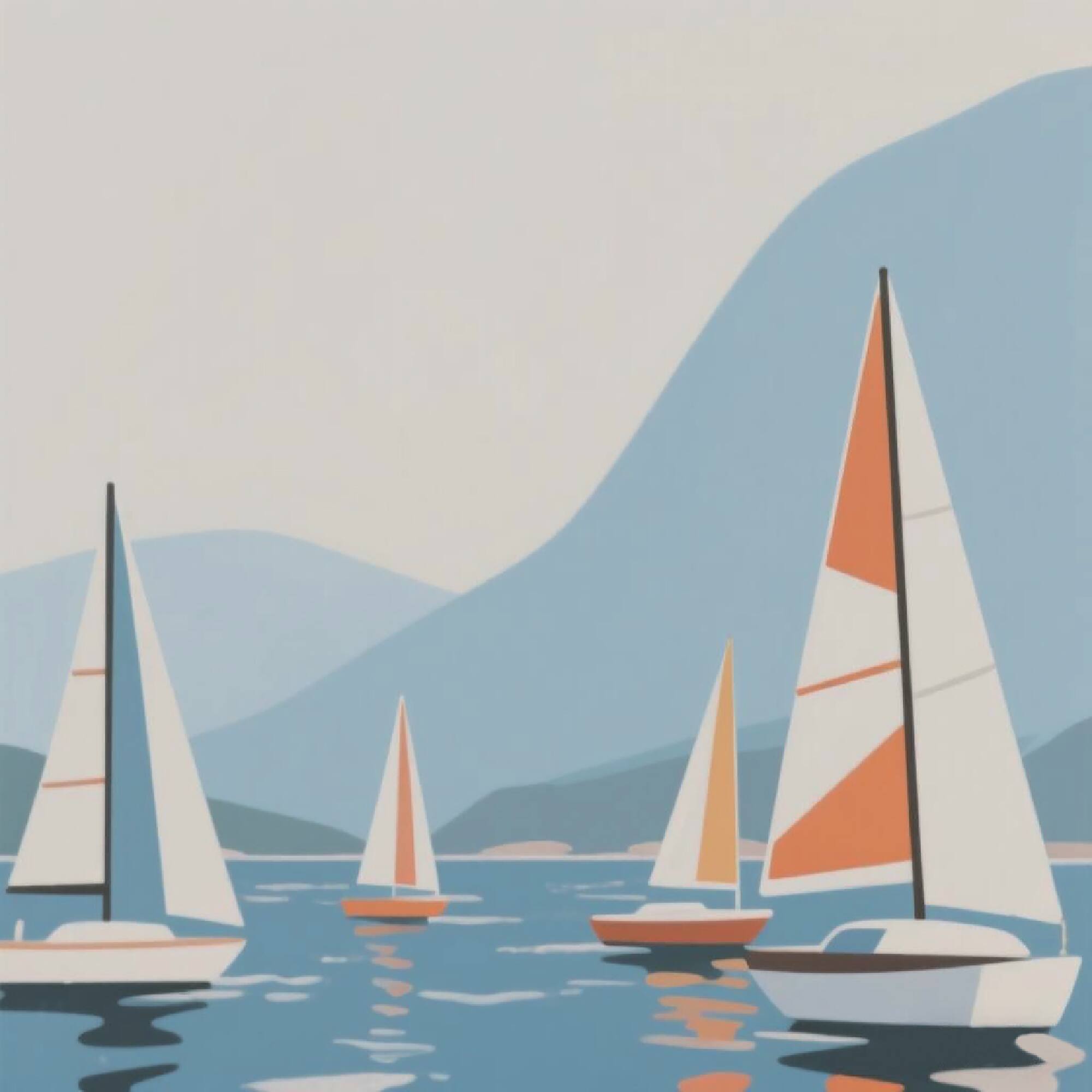 11" x 11" Summer Sailboat Canvas Painting Kit by Craft Smart®